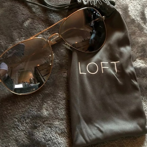 Ann Taylor Loft  Sunglasses Aviators - Picture 1 of 4